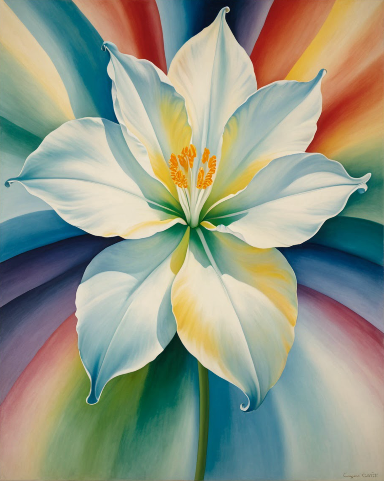 Bloomfire Opalescent No. 34
