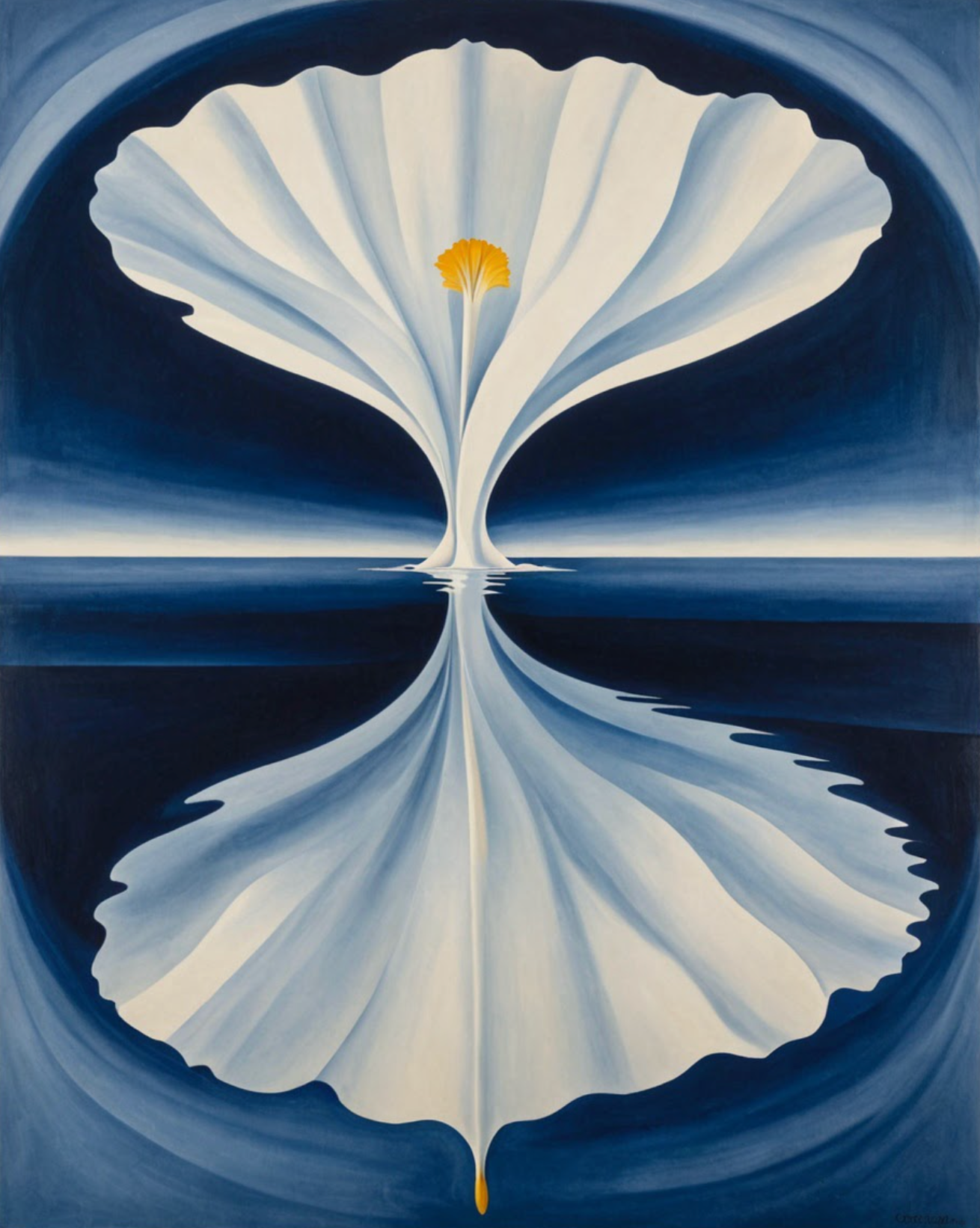 Bloomfire Navy Cascade No. 35