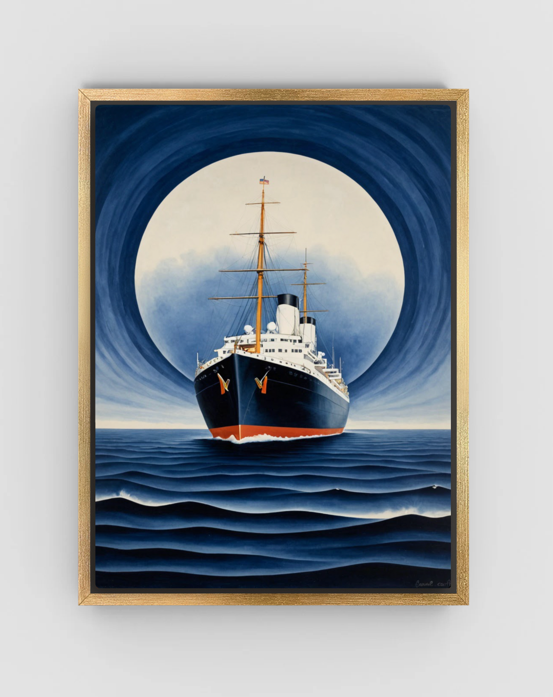 Bloomfire Navy Cascade No. 01