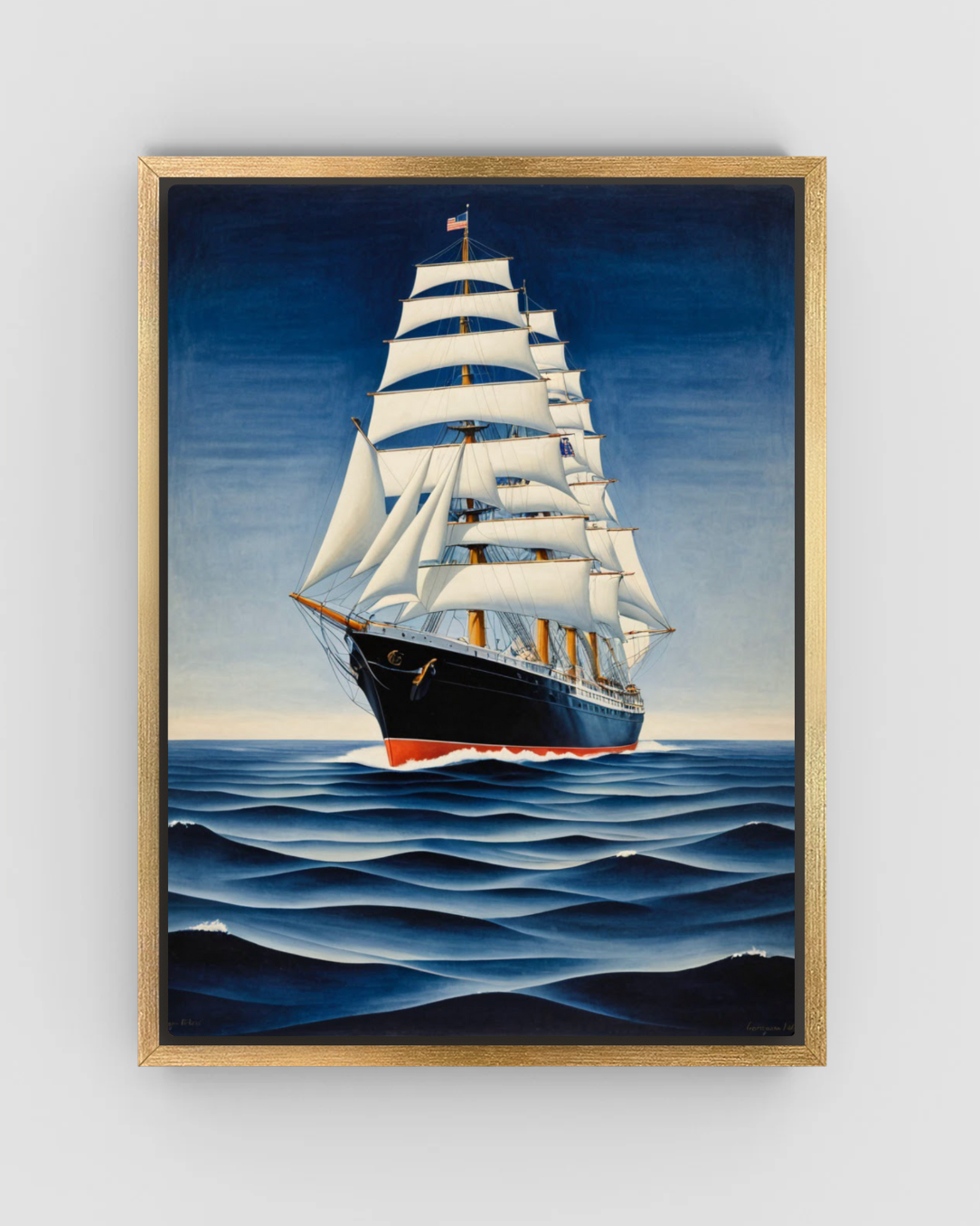 Bloomfire Navy Cascade No. 03