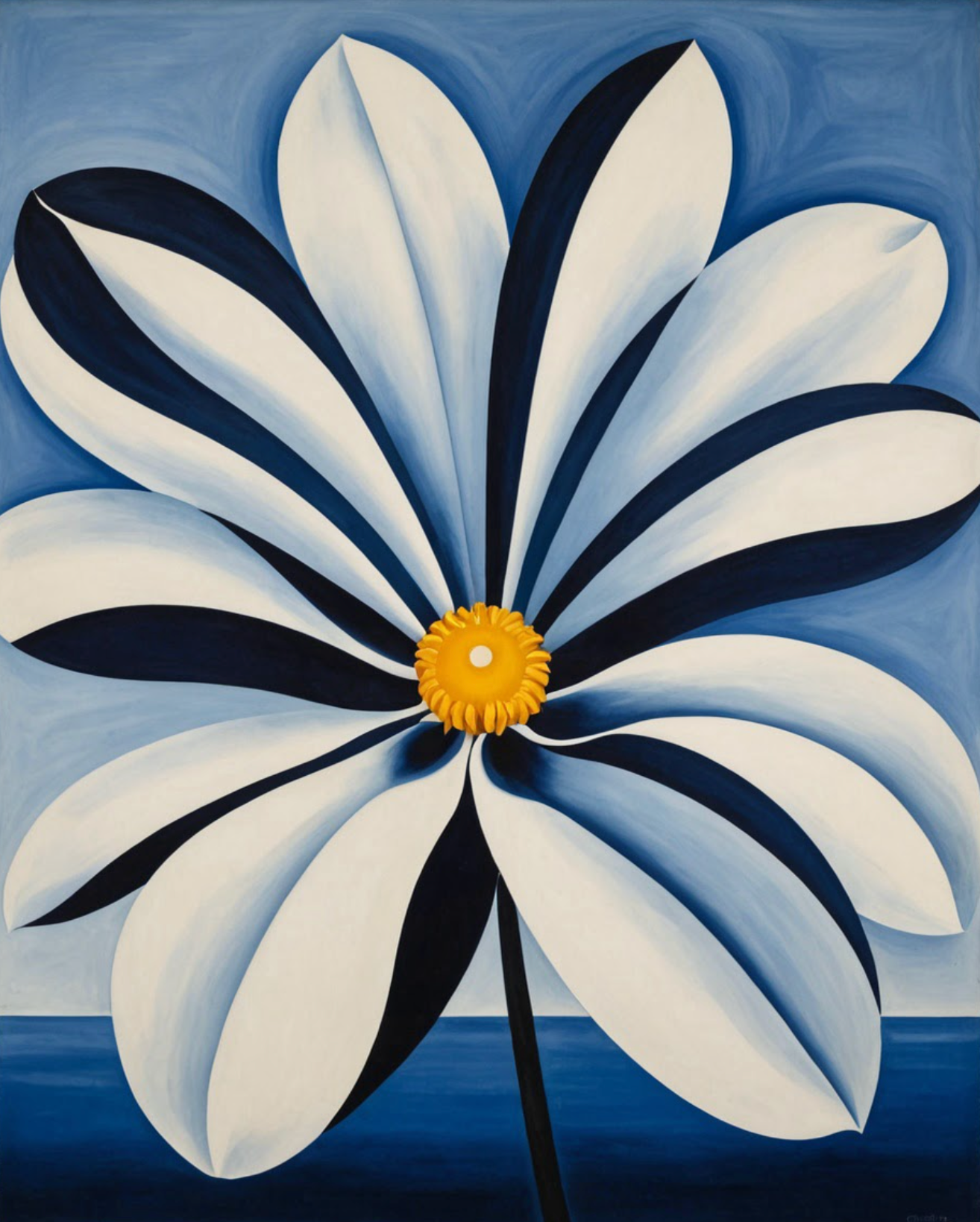 Bloomfire Navy Cascade No. 06