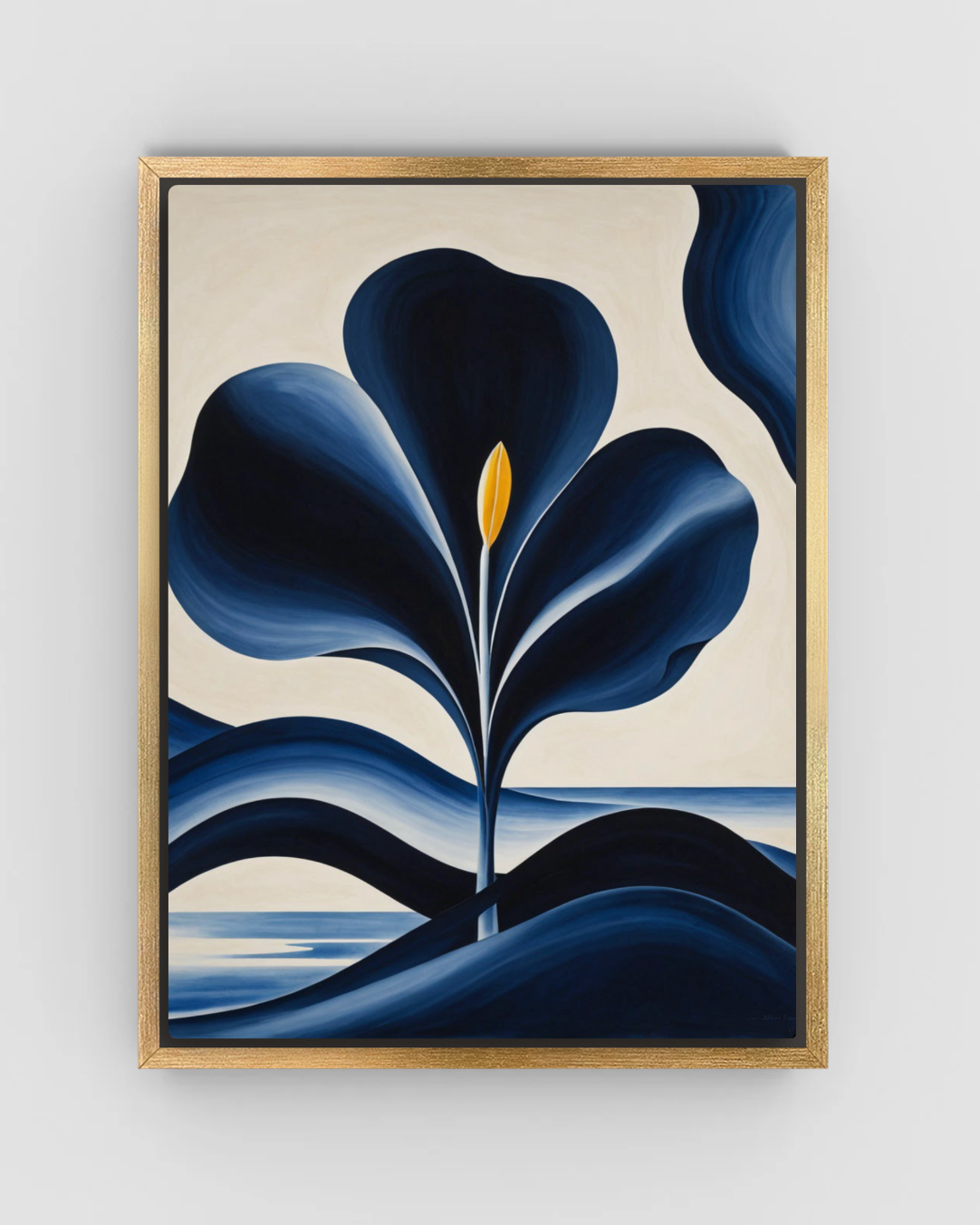 Bloomfire Navy Cascade No. 08