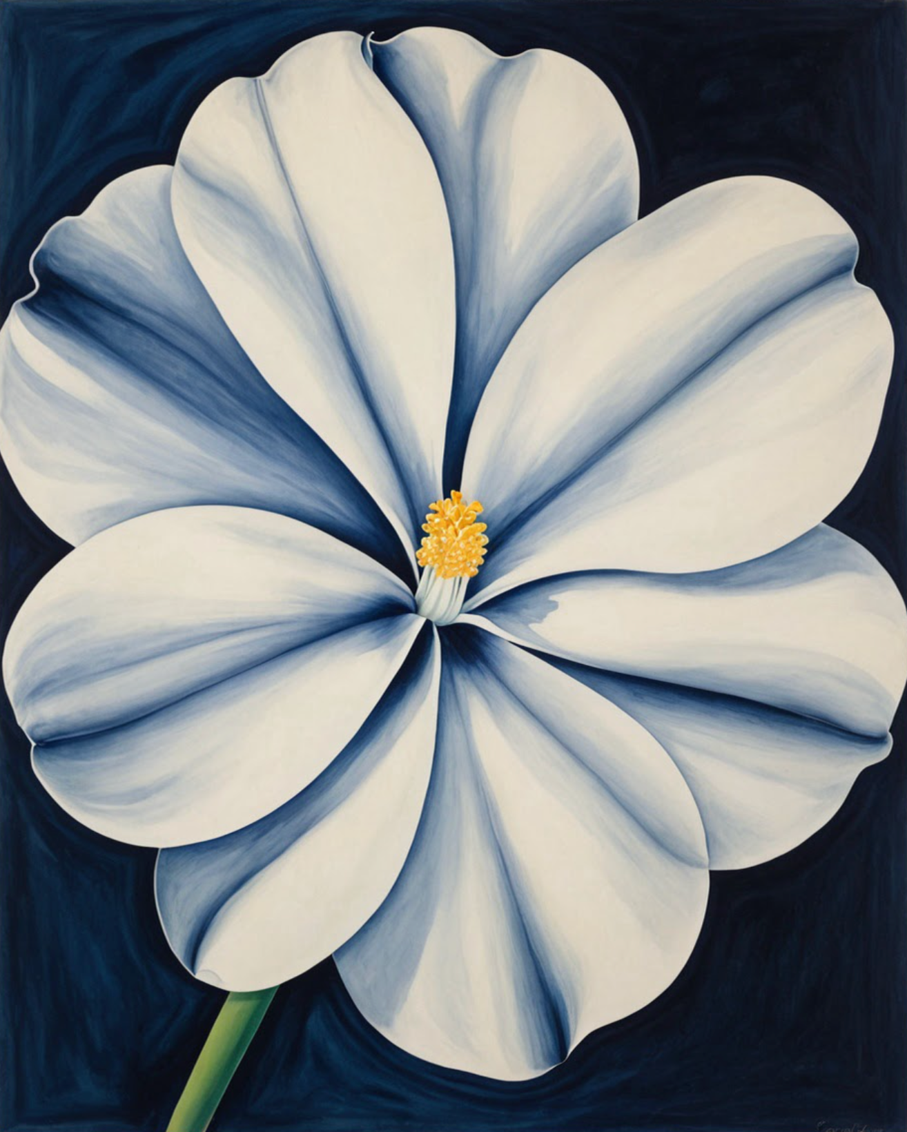 Bloomfire Navy Cascade No. 18