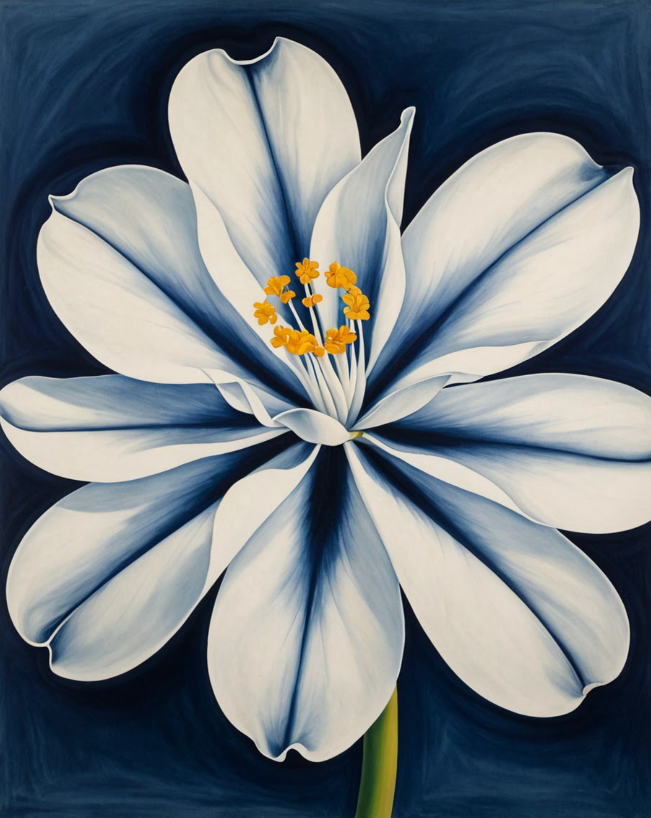 Bloomfire Navy Cascade No. 28
