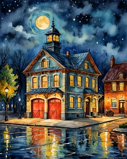 Starry Fire Station