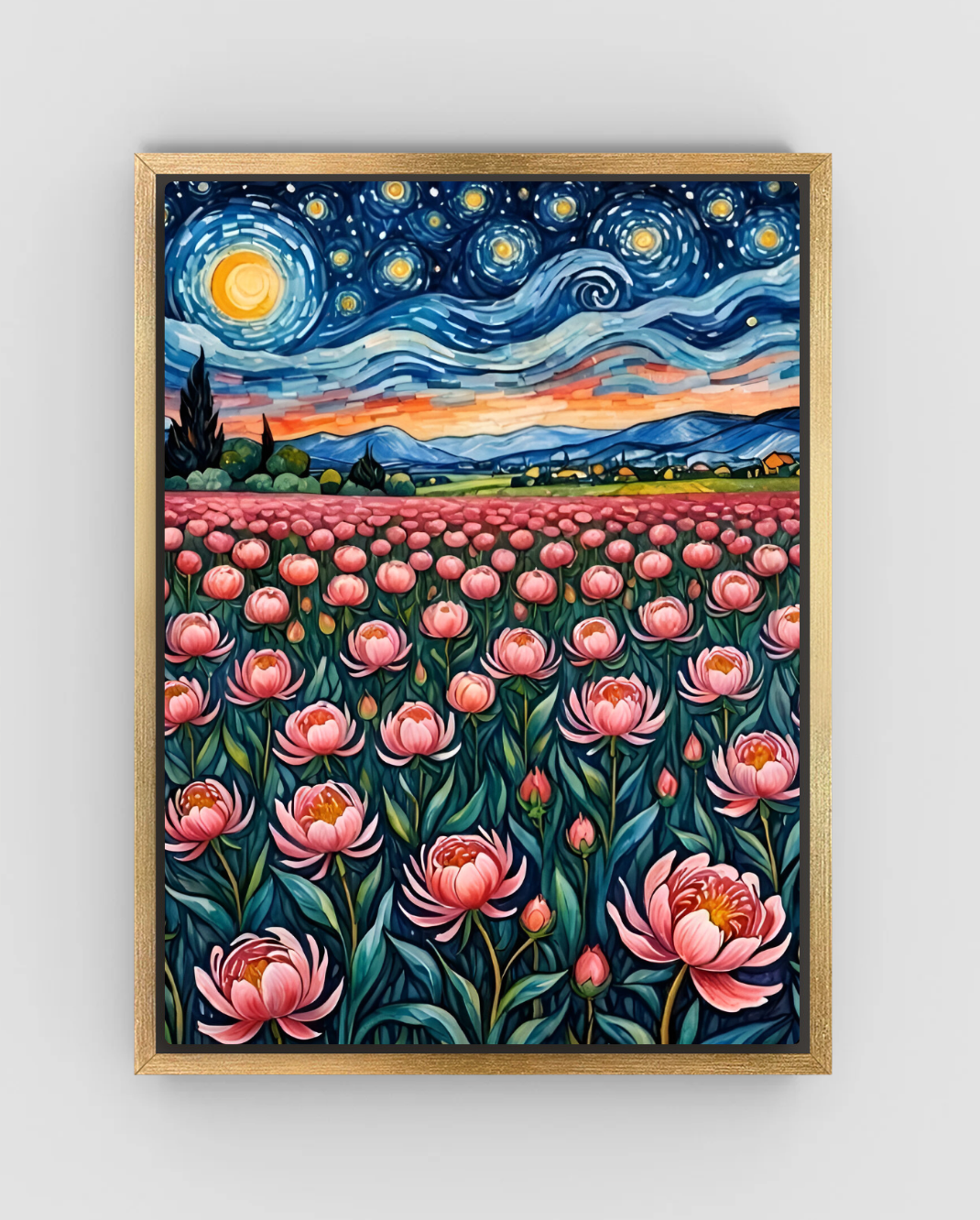 Starry Peony Field 1