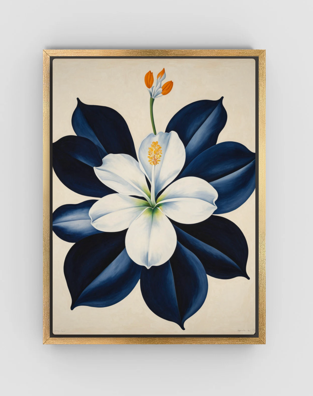 Bloomfire Navy Cascade No. 10