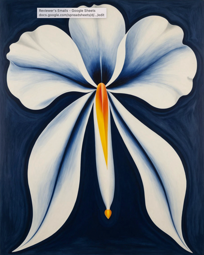 Bloomfire Navy Cascade No. 12