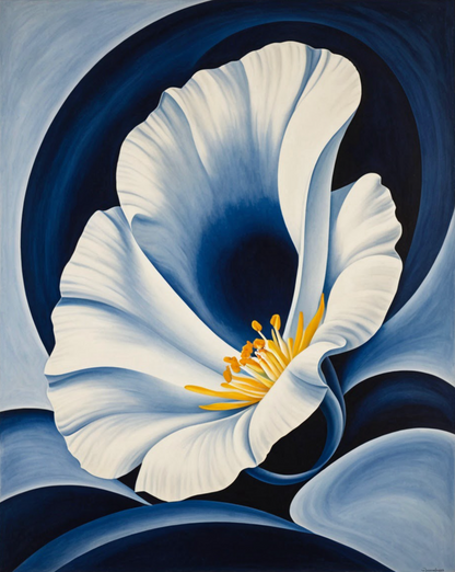 Bloomfire Navy Cascade No. 14