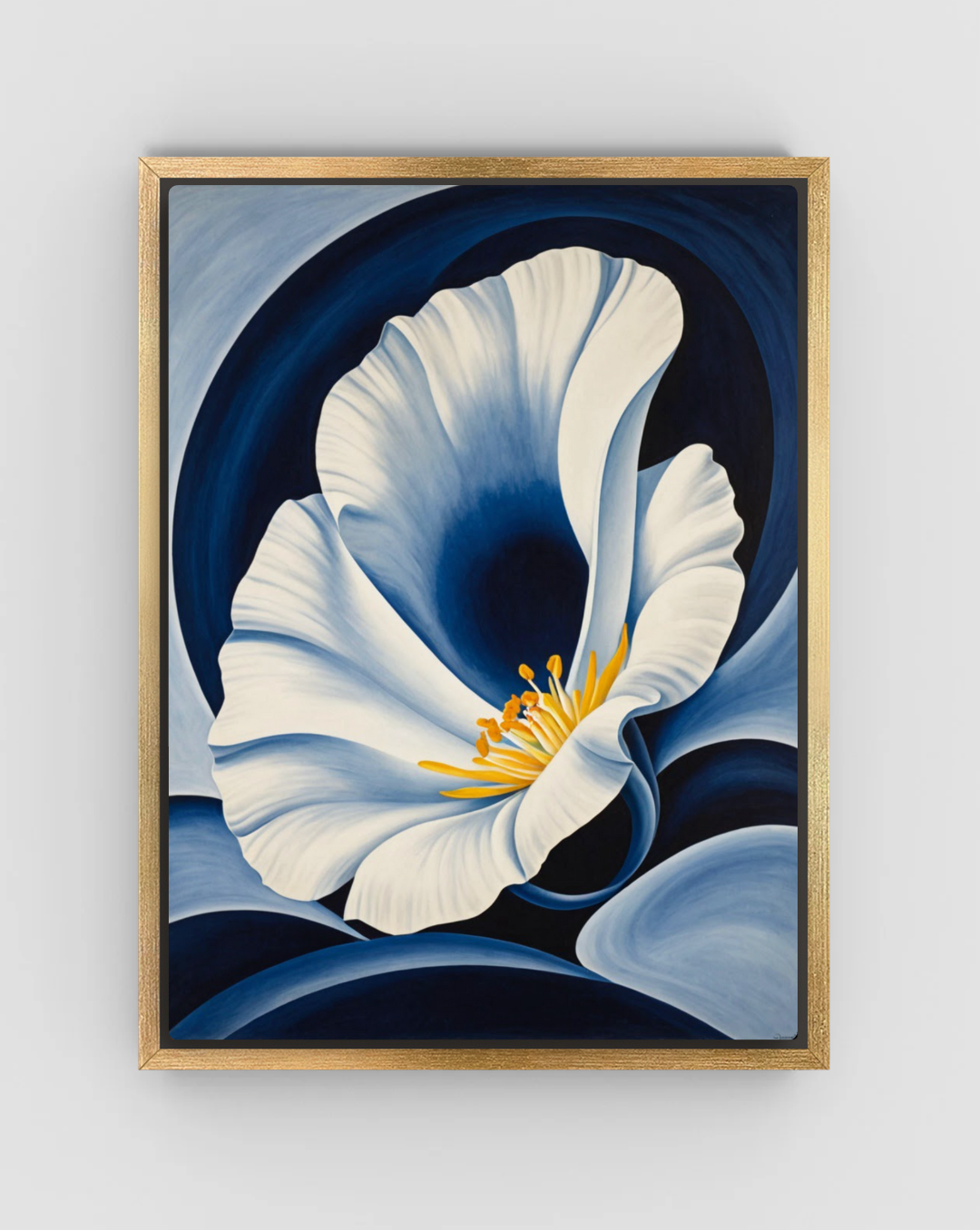 Bloomfire Navy Cascade No. 14