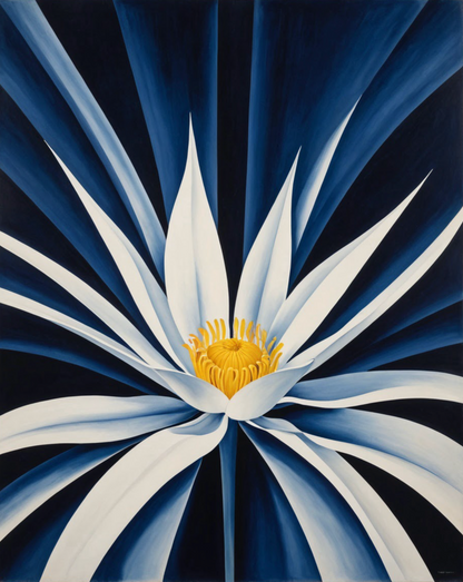 Bloomfire Navy Cascade No. 17