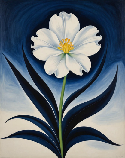 Bloomfire Navy Cascade No. 23